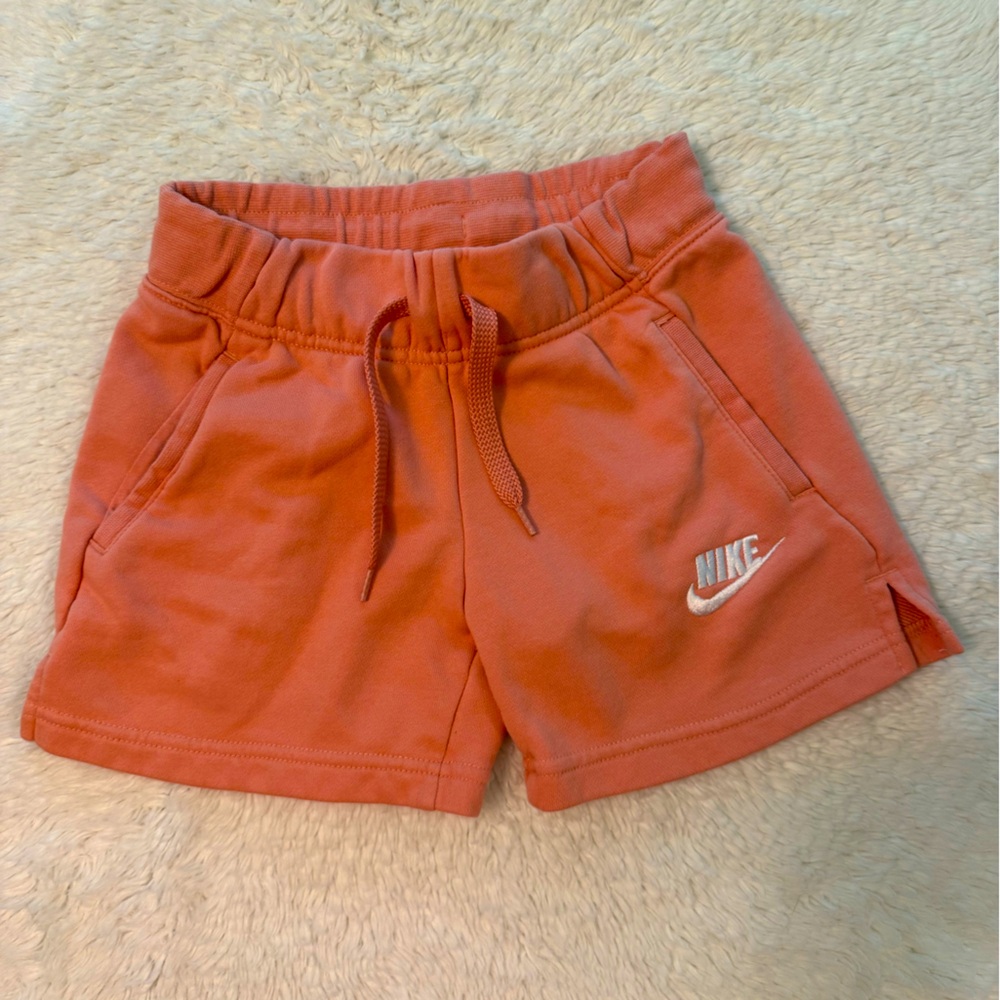 Nike Kids Peach Drawstring Shorts